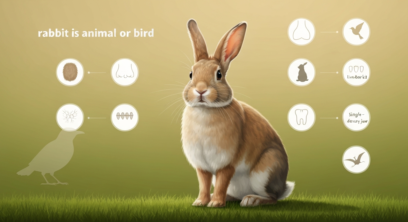 rabbit is bird or animal